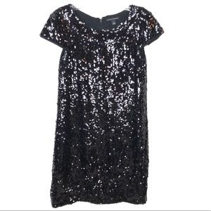 Banana Republic Beaded Black Formal Dress